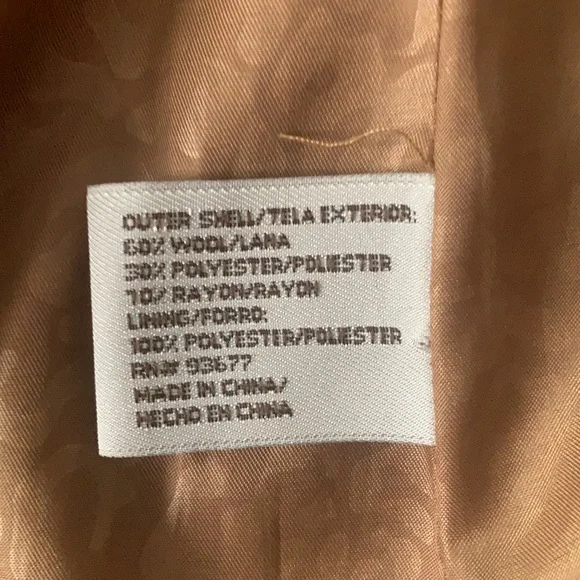 ❌SOLD❌Worthington Blended Wool Coat - Picture 6 of 10